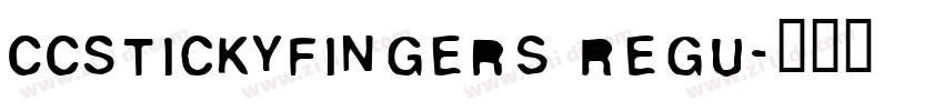 CCStickyFingers Regu字体转换